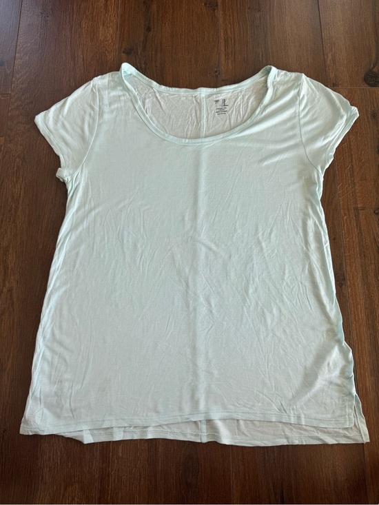 GAP Tops - GAP Light Blue Scoop Neck Short Sleeve Tee